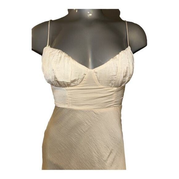 Petal & Pup Cream Midi Slip Dress - Picture 3 of 9